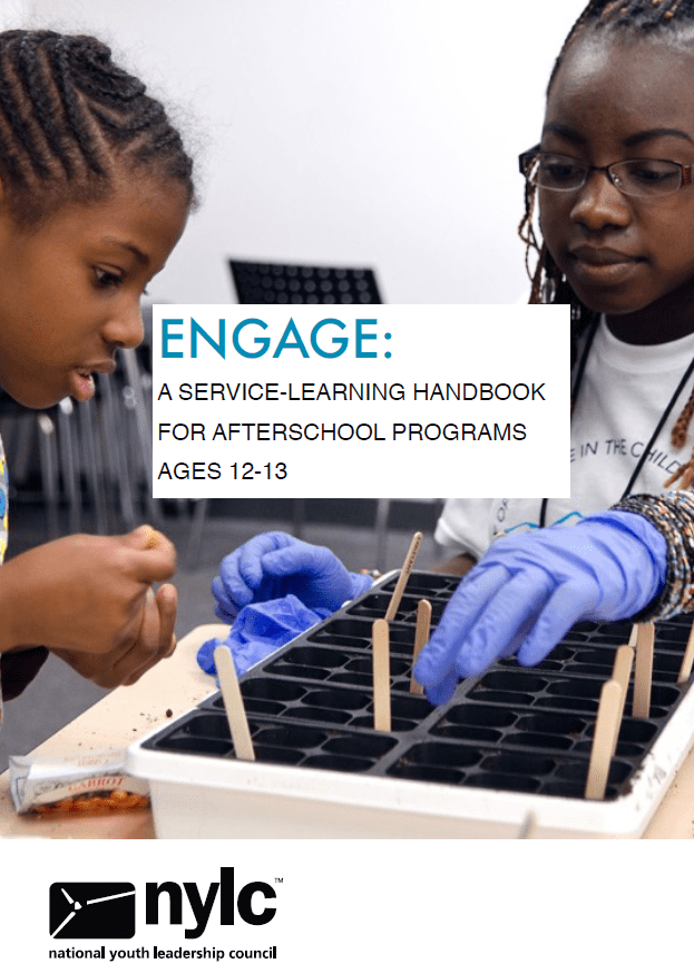 A service learning handbook for afterschool programs ages 12-13
